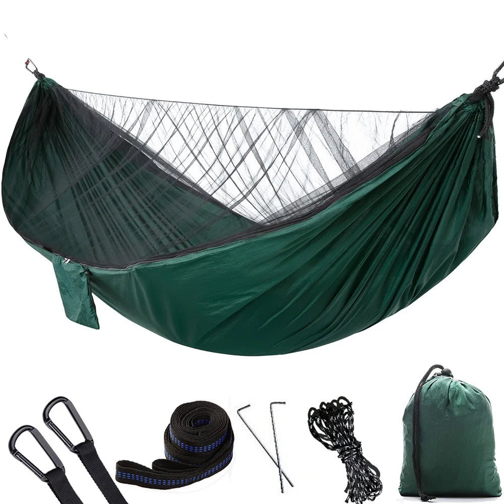 Naturehike Two Person Camping Hammock With Mosquito Net Ultralight Outdoor Hanging Swing For Adults