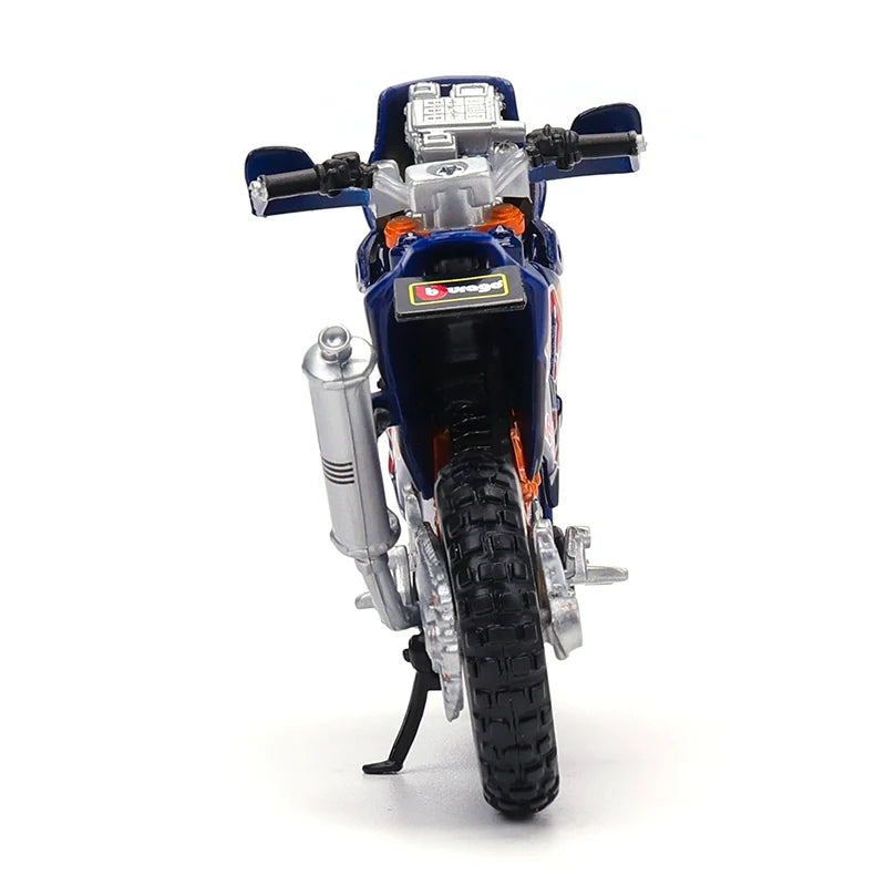 Bburago 1 18 Scale Red Bull KTM 450 Rally 2018 Alloy Die Cast Motorcycle Model Licensed Collectible