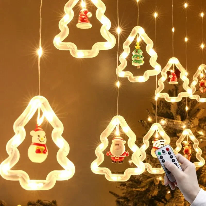 Christmas Wish Ball LED Fairy Curtain Light String Wedding Holiday Garland Lamp