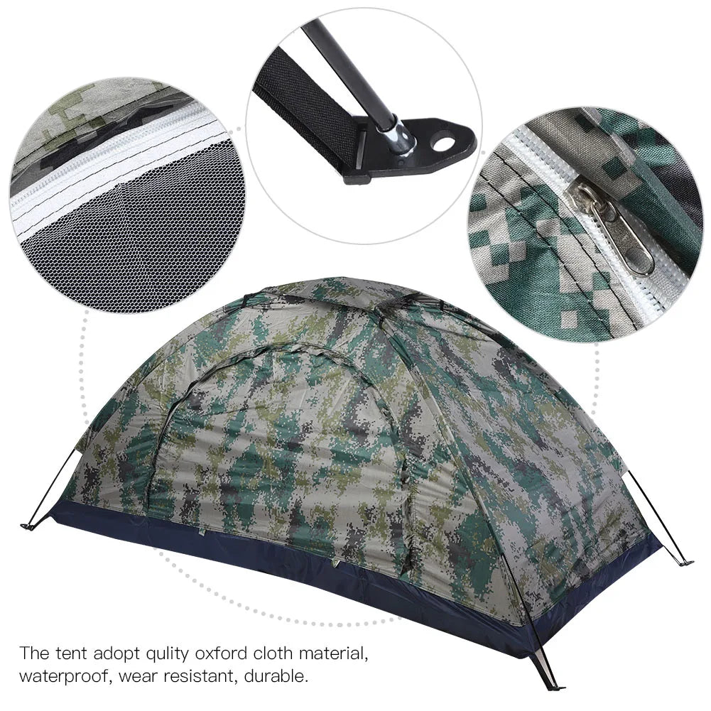 Outdoor Single Person Camping Fishing Tent Windproof Leisure Climbing Camouflage Tent