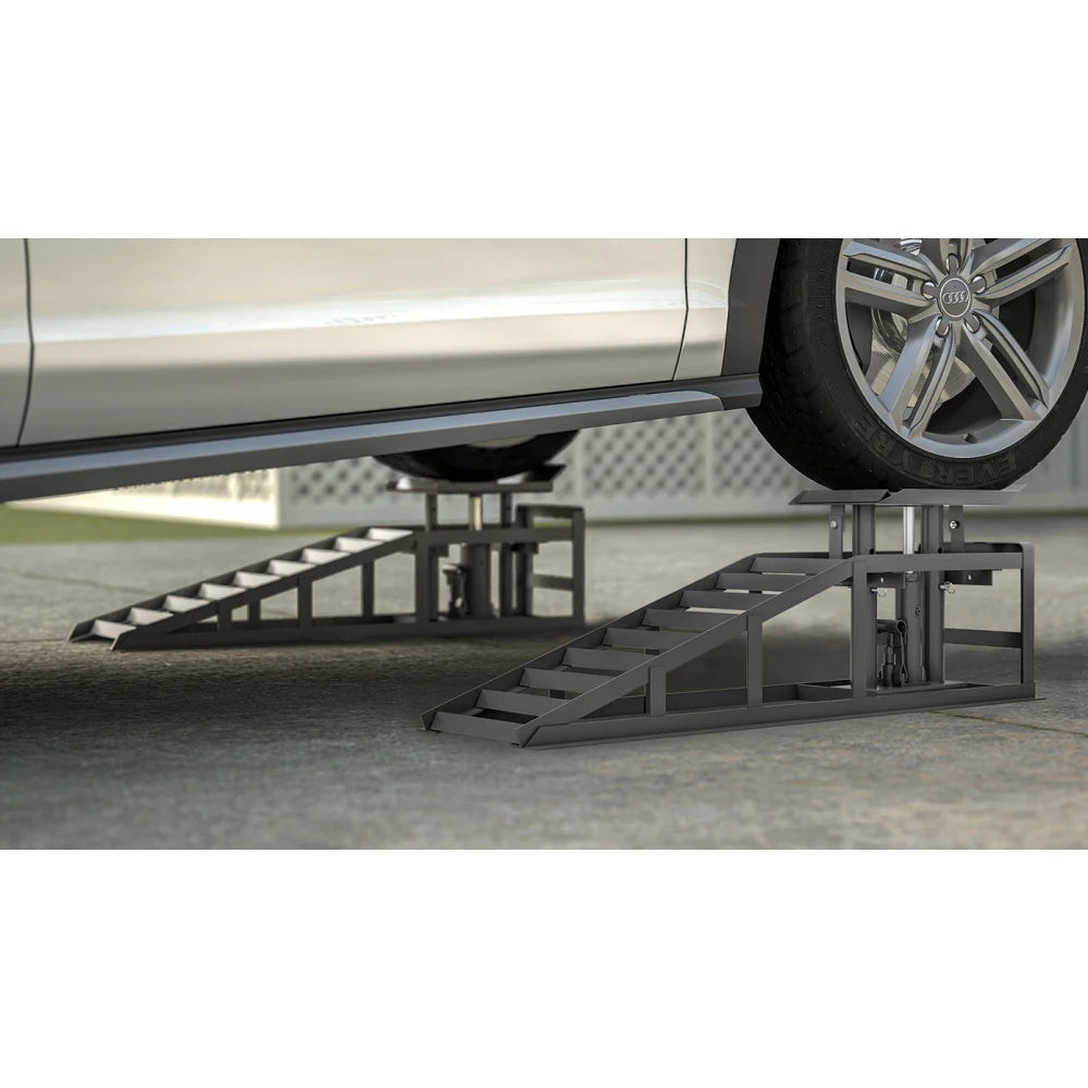 [Shipping within EU in 3-5 days] 2T/3T/5T, 2pcs Car Loading Ramp Height Adjustable Ramp Jack, Loading Ramp Set Lifting Platform - trendingshoping.com