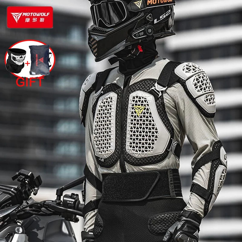 Motorcycle Jacket Men Women Armor Jacket Motocross Racing Body Protective Gear CE Certified Riding Protection