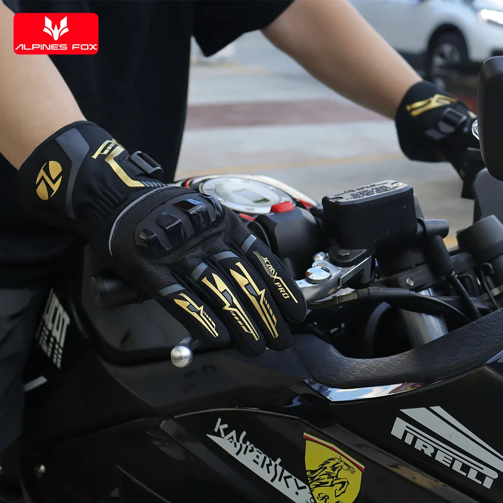 Autumn Winter Motorcycle Gloves Waterproof Keep Warm Guantes Moto Men Motorbike Riding Gloves Touch Screen Moto Motocross Gloves