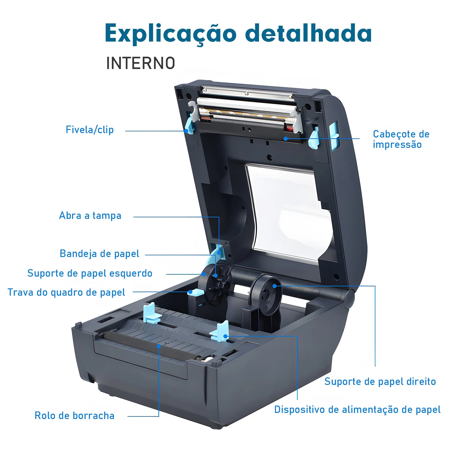 Labeler, Label Printer, Labeler, Portable Printer, Label, Support Bluetooth USB, Label Printer