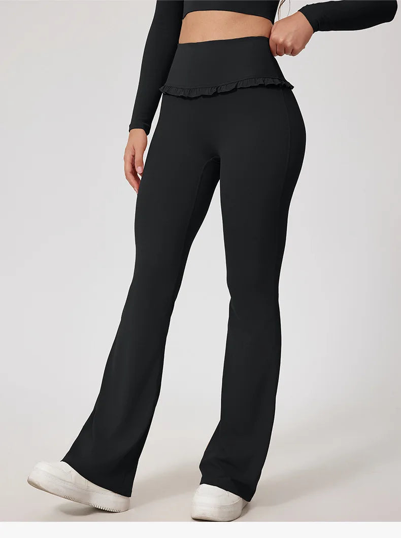 Women's Sportswear Yoga Set 2PCS Gym Clothes Yoga Suits For Women Fitness Set Tracksuits Yoga Long Sleeve Gym Flared Leggings