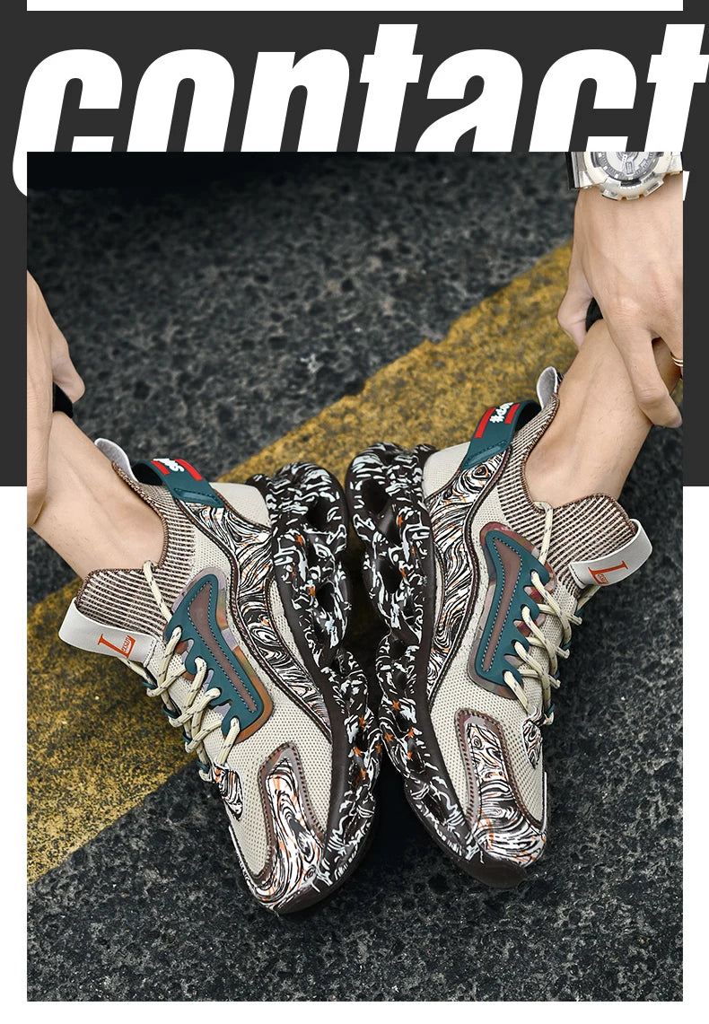 Elite Racer Series - Luxury Breathable Performance Sneakers - Men's Urban Fashion Trainer - SKU-CODE