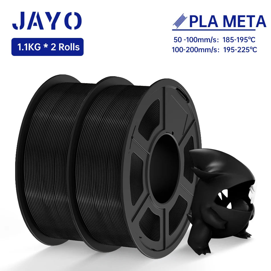 JAYO PETG/PLA/SILK/PLA Meta/PLA+/ABS 2Rolls 3D Printing Filament 1.75MM Children Creative Model Material For 3D Pen Filament - trendingshoping.com