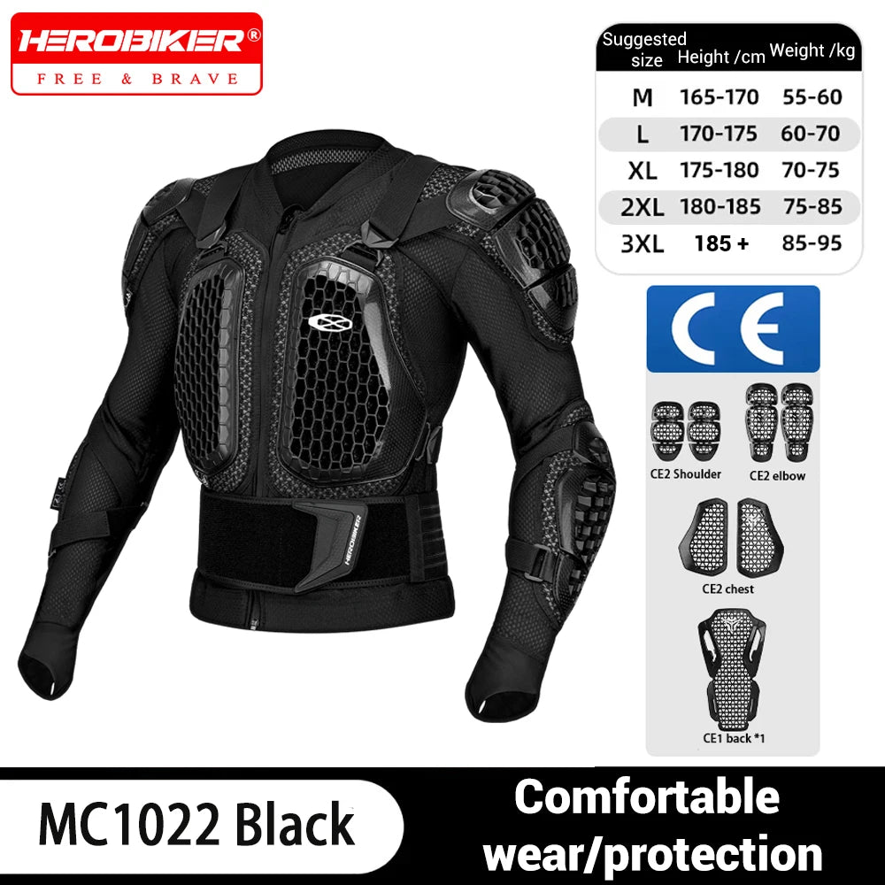 Motorcycle Jacket Men Women Armor Jacket Motocross Racing Body Protective Gear CE Certified Riding Protection