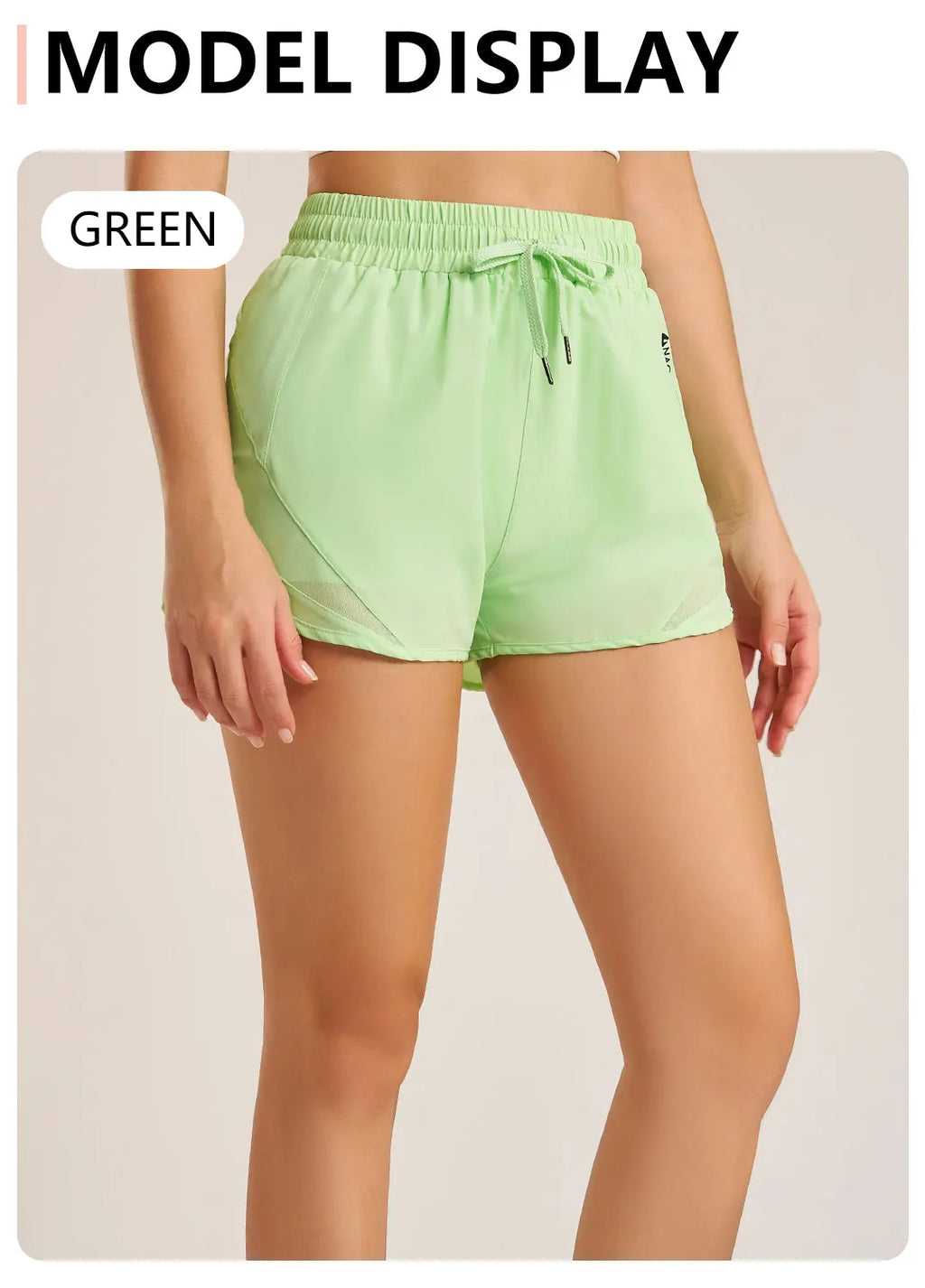 Women's High-Waisted Yoga Shorts - Seamless Workout & Running Gym Bottoms