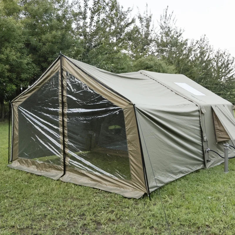 Inflatable Camping Air Tent Portable Outdoor Fabric Large High Quality House Tent 8 Point 2 Square Meters
