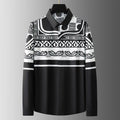 Men's Long-Sleeve 3D Print Fashion Shirt - Soft Fabric Loose Fit Casual Top