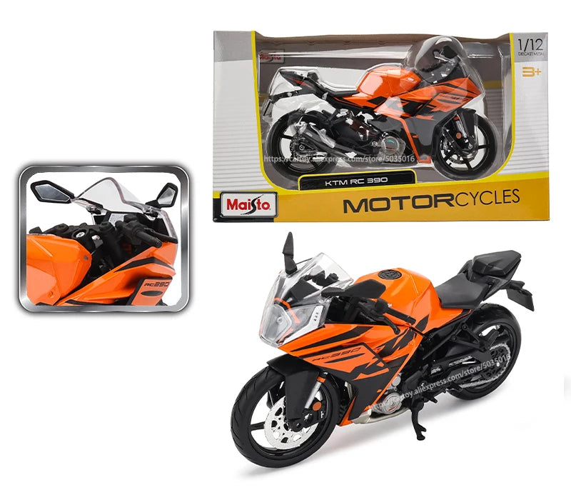 Maisto 1 12 Scale KTM RC 390 690 Duke 1290 Super Duke Alloy Die Cast Motorcycle Model Licensed Collectible