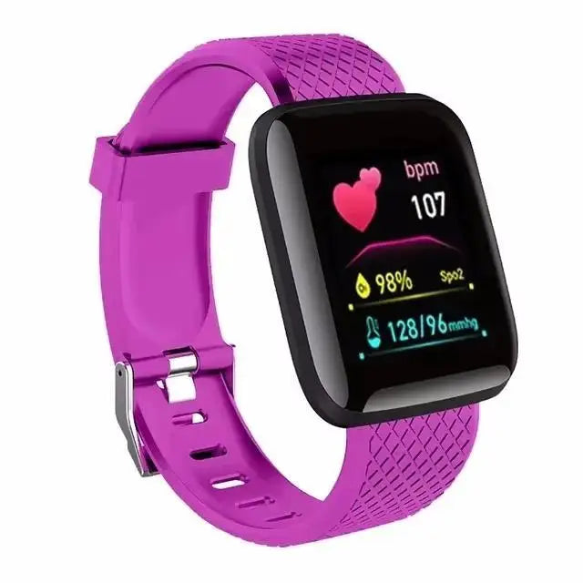 Smart Watch – Fitness Bracelet with Music Control, Message Display, Pedometer, Bluetooth Connect, 116 Smartwatch with Alarm & Weather