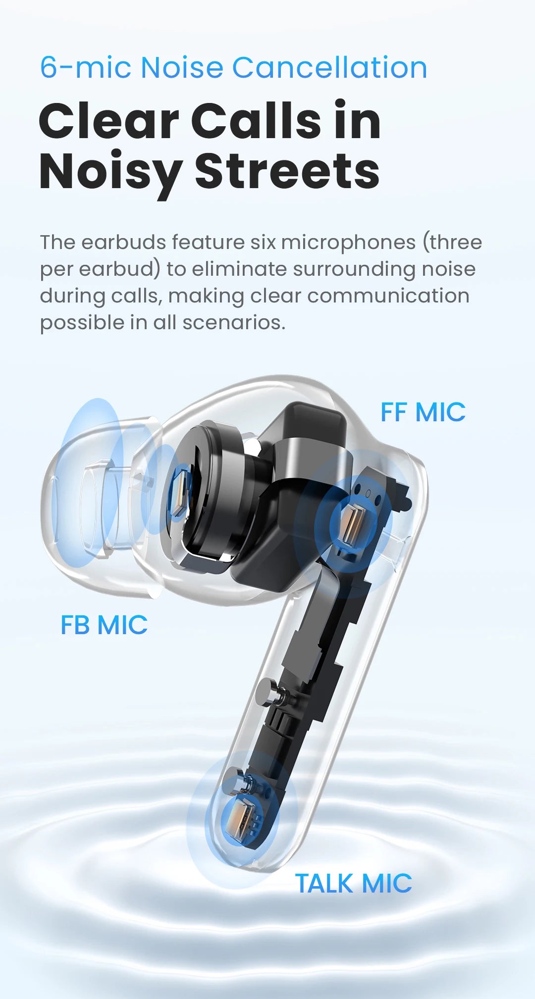 HAYLOU Mori Pro Bluetooth 5.4 Earphones -43dB ANC Active Noise Cancellation Earbuds 6 Mic Wireless Headphones 35H Battery Life - trendingshoping.com