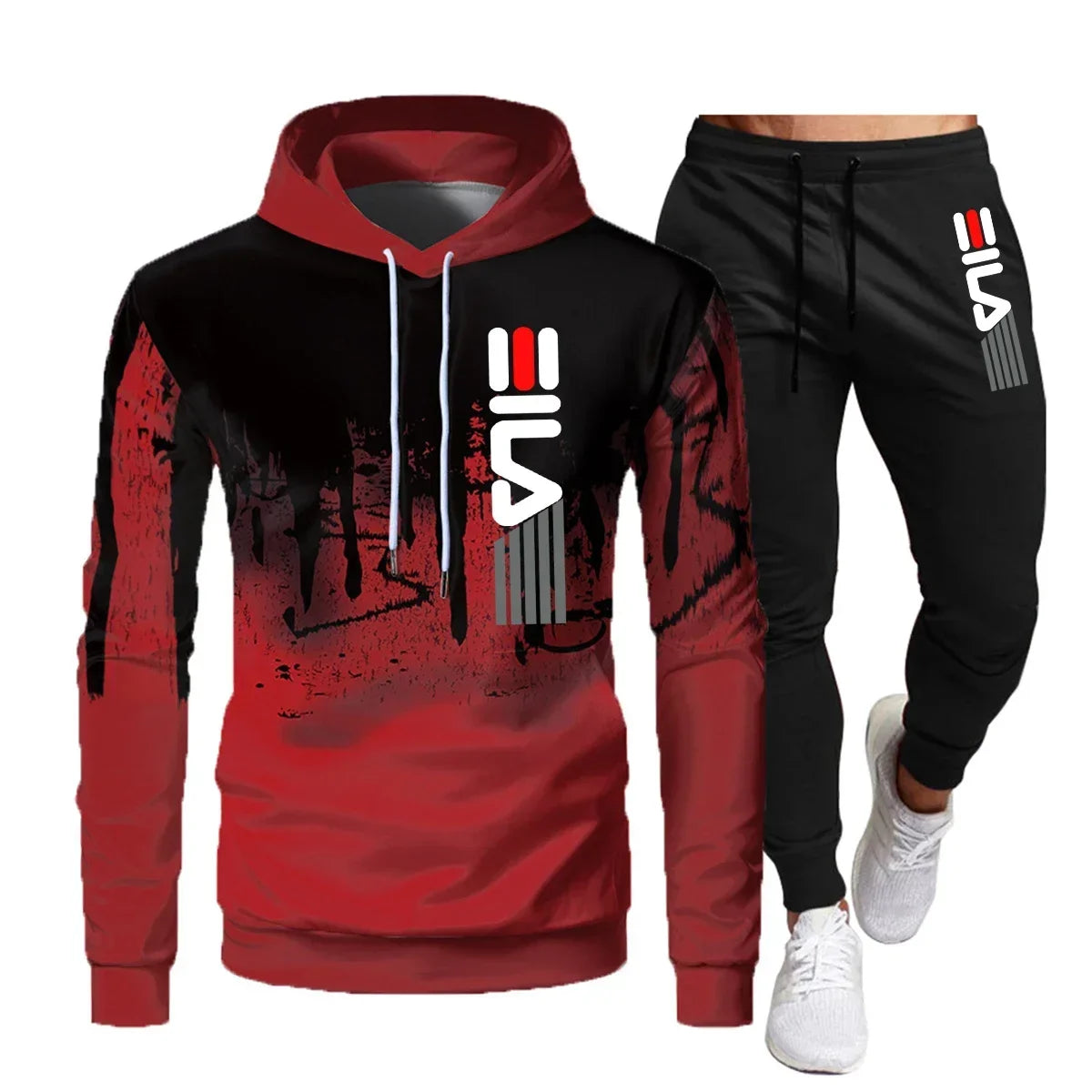 2026 Men's Autumn Winter Hoodie Set – Casual Jogging Suit, Sportswear Sweatshirt & Pants, Fashion Streetwear Tracksuit
