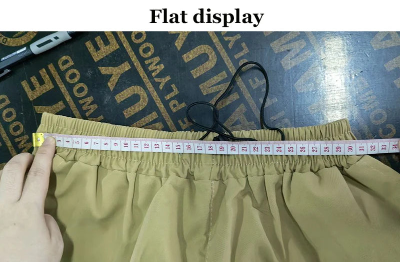 Men’s Streetwear Cargo Pants - Wide-Leg Loose Fit Trousers with Drawstring