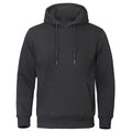 Men's Solid Oversized Fleece Hoodie – Warm Casual Hooded Sweatshirt with Pocket – Autumn/Winter Comfort Fashion Top