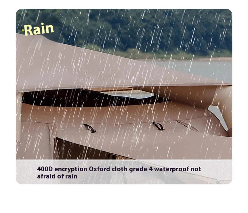 Lohascamping Large Inflatable Camping Air Tent For 4 To 5 People Family Hiking Outdoor Dome Shelter