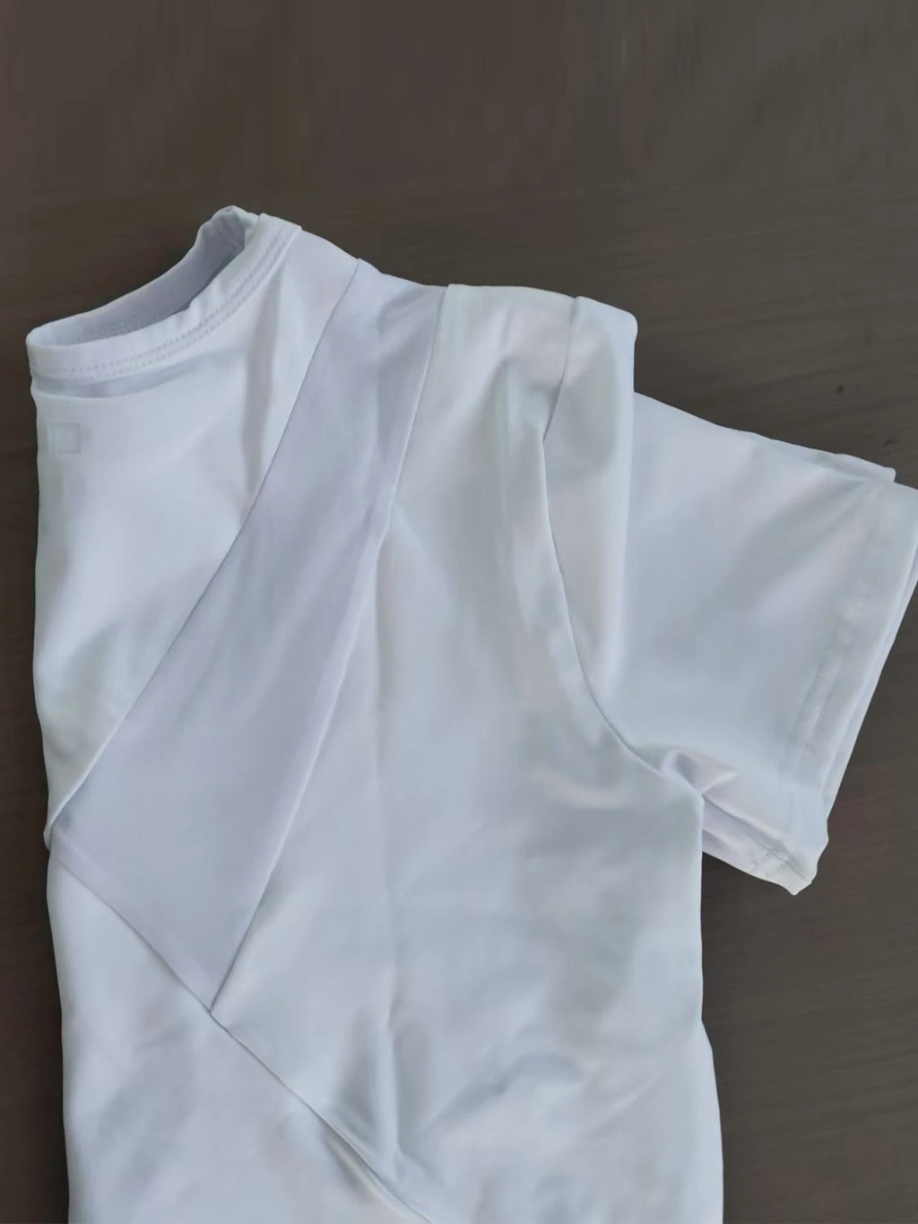 Yoga outfit women's summer sports T-shirt loose breathable quick drying top mesh back training fitness short sleeved