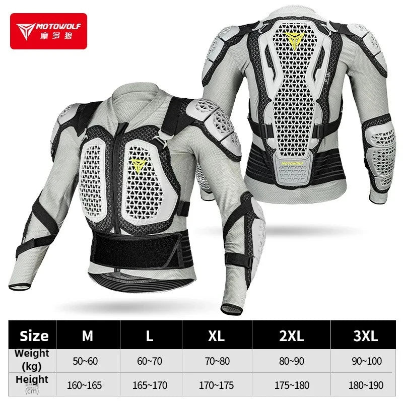 Motorcycle Jacket Moto Body Armor Motocross Racing CE Motorbike Protection Gear Clothing Pants Cycling Suits Off Road Equipment
