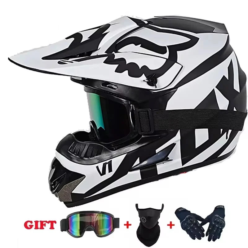Motorcycle Helmet Youth Kids Child Full Helmet Children Helmets Motocross Casco Moto children Off-road Safety Protection DOT