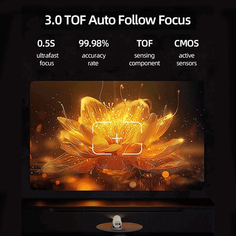 Lenovo 4K Android 12 Projector – Ultra HD Home Theater, WiFi 6 & Auto Focus - trendingshoping.com