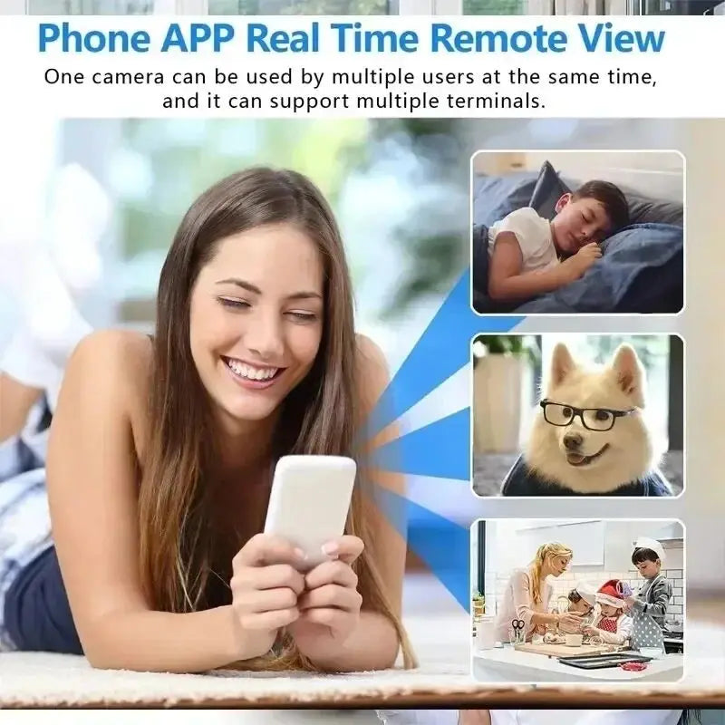 New X5Mini Night Vision 1080P Wireless Surveillance Camera Lightweight Clear Portable Motion Detection Premium Quality - trendingshoping.com