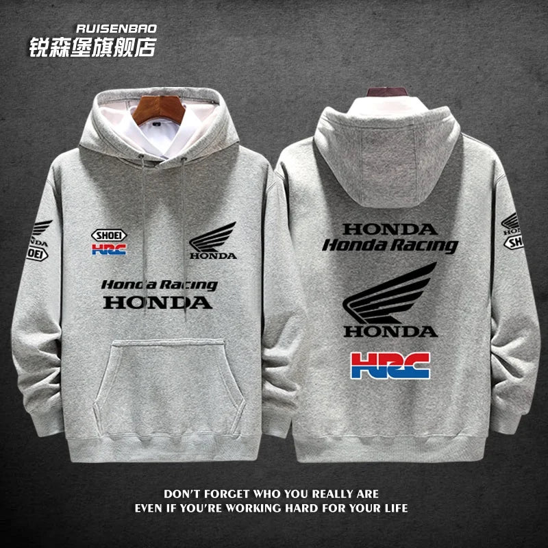 Honda Factory Racing Hoodie Unisex Autumn Winter Pullover