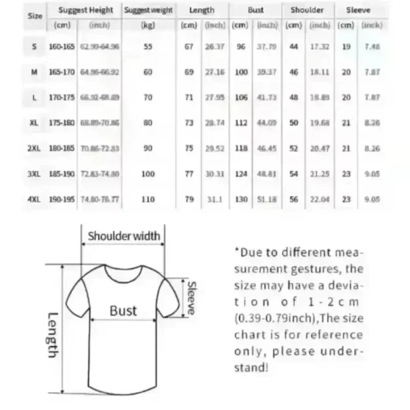 T-shirts for Your Life Men's and Women's Short Sleeves Suitable for Outdoor Activities in Various Places Hip-hop T-shirts