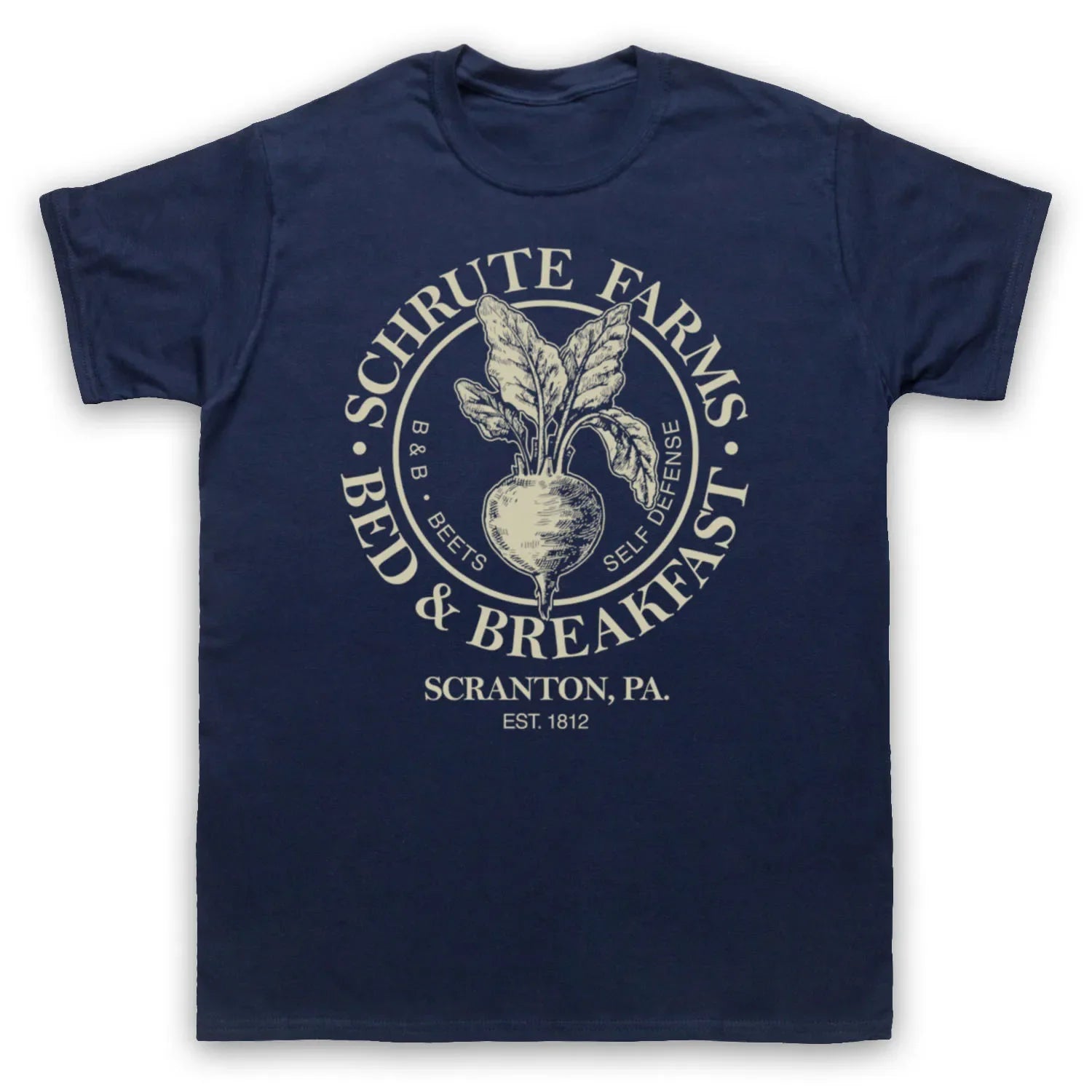 2025 T-shirts Are Selling Well in Summer THE OFFICE SCHRUTE FARMS BED & BREAKFAST Round-neck Short-sleeved T-shirt Mens T Shirts