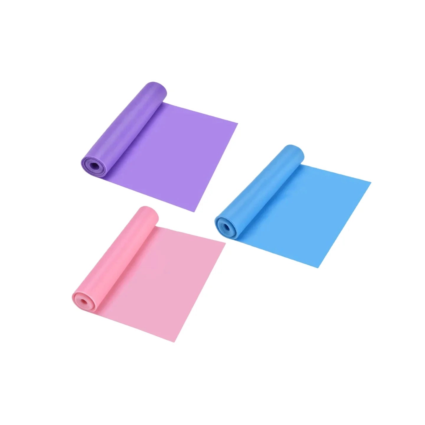 Resistance Bands for Workout Elastic Exercise Bands for Home Gym Pilates Physical Therapy Outdoor Fitness Training