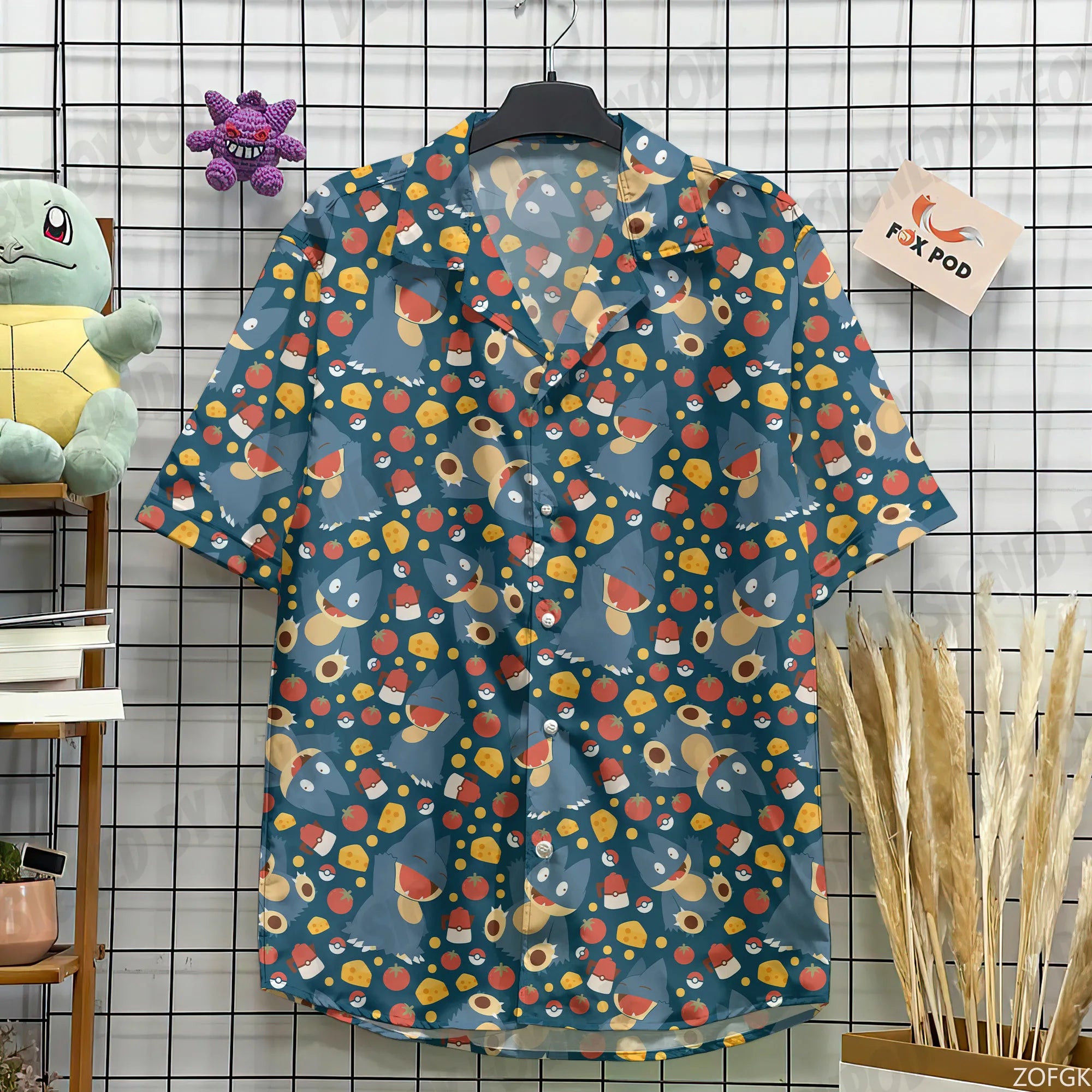 Men's Hawaiian Shirts For Men Casual Cartoon 3D Printed Shirts Loose Short-sleeve Beach Blouses Oversize Tops Camicias homme