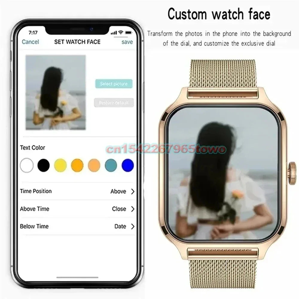 1.83'' Smart Watch for Android & iOS – HD Display, Bluetooth Call, Message Alerts, Music, Sports Modes for Men & Women Gift - trendingshoping.com
