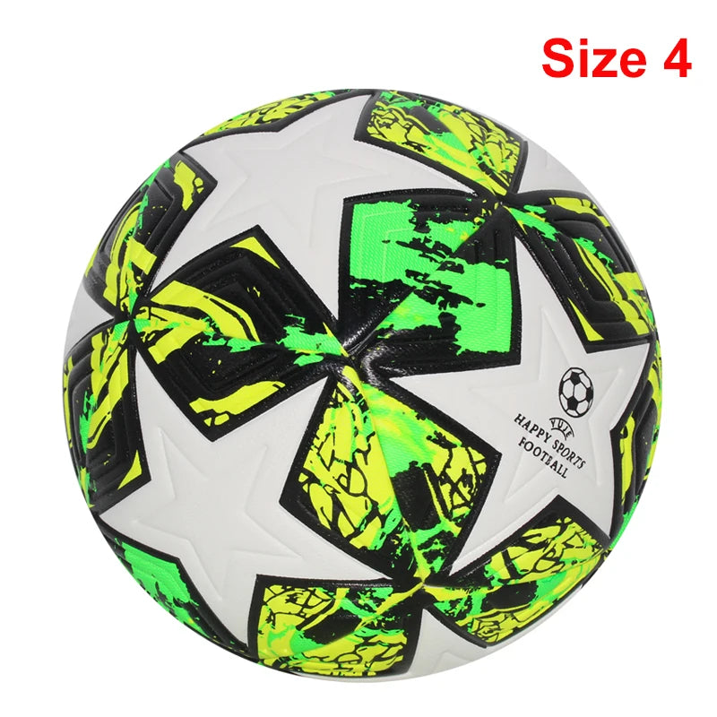 Professional Seamless PU Soccer Ball - Official Size 5/4 Match Football
