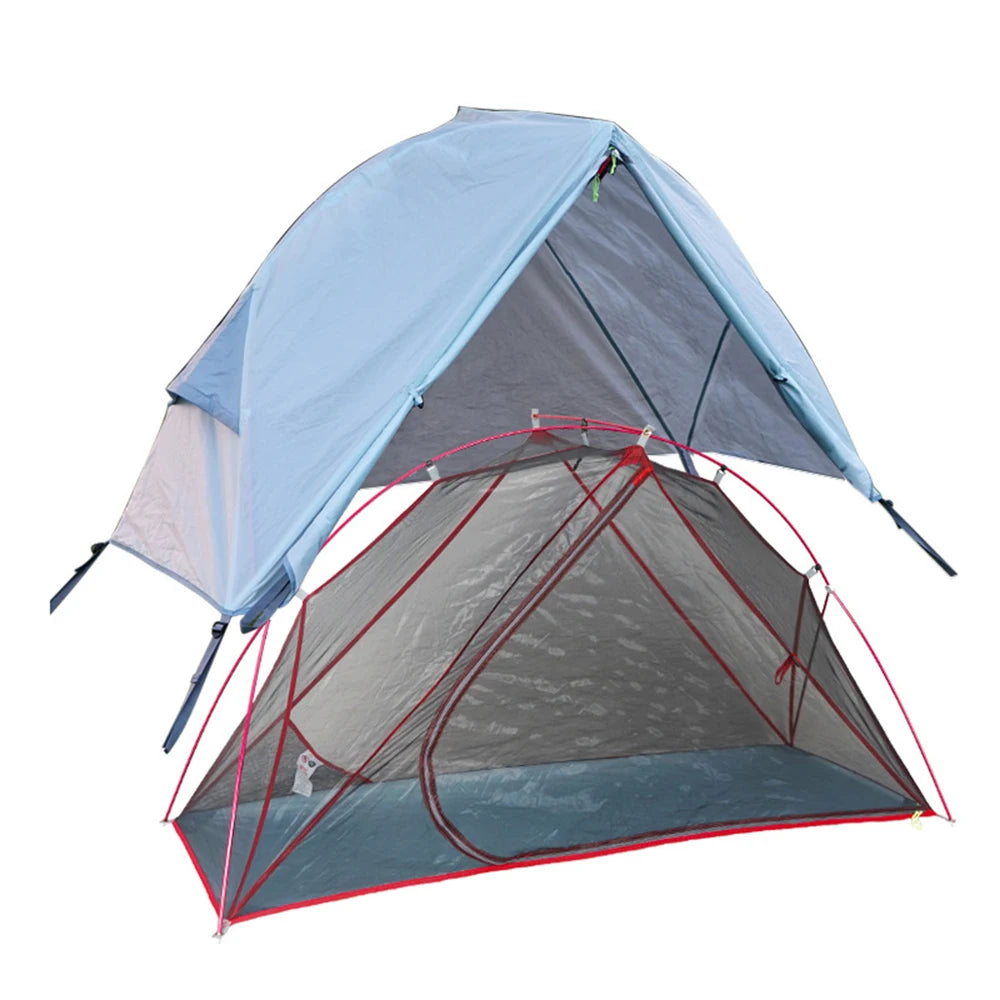 1 Person Camping Tent For Cot Lightweight Resistant Outdoor Backpacking Traveling Tent