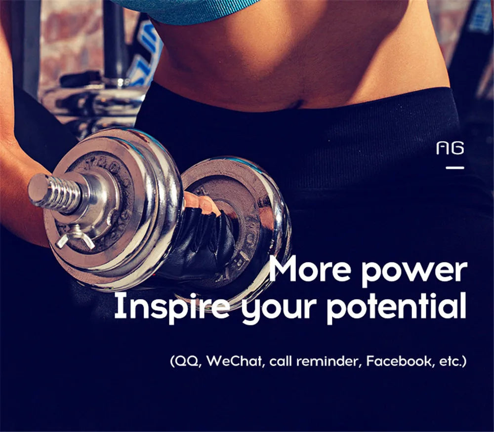 Smart Watch – Fitness Bracelet with Music Control, Message Display, Pedometer, Bluetooth Connect, 116 Smartwatch with Alarm & Weather