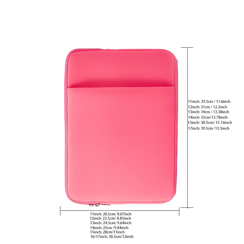 Laptop Inner Bag 11/13/14/15/16/17 Inch Computer Bag Protective Cover, Front Pocket Can Hold Power, Multifunctional Laptop Bag - trendingshoping.com