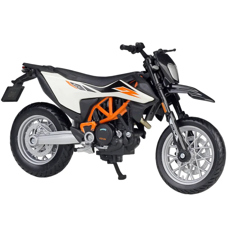 Maisto 1:18 Ktm 690 Smc R Simulation Alloy Motorcycle Model With Base