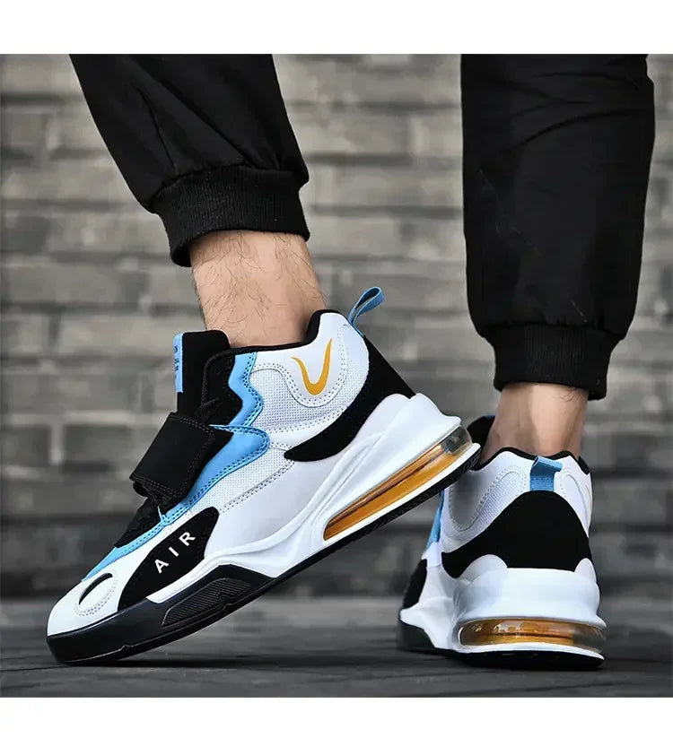 2025 Air Cushion Basketball Sneakers | Breathable Men & Women Outdoor Training Shoes