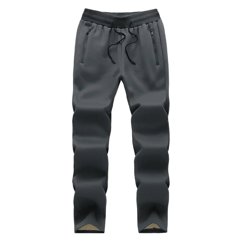 Mens Winter Tech Fleece Tracksuit Set Warm Hooded Sweatshirt and Pants Two Piece