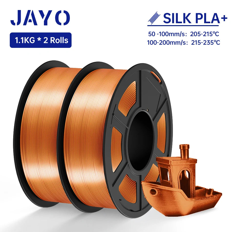 JAYO PETG/PLA/SILK/PLA Meta/PLA+/ABS 2Rolls 3D Printing Filament 1.75MM Children Creative Model Material For 3D Pen Filament - trendingshoping.com