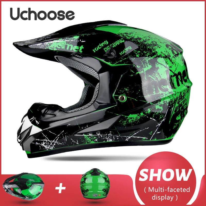 Motocross Motorcycle Helmet Adult Off Road Racing Enduro Helmet
