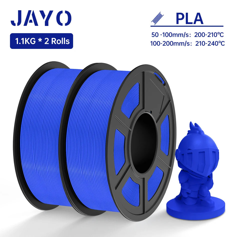 JAYO PETG/PLA/SILK/PLA Meta/PLA+/ABS 2Rolls 3D Printing Filament 1.75MM Children Creative Model Material For 3D Pen Filament - trendingshoping.com