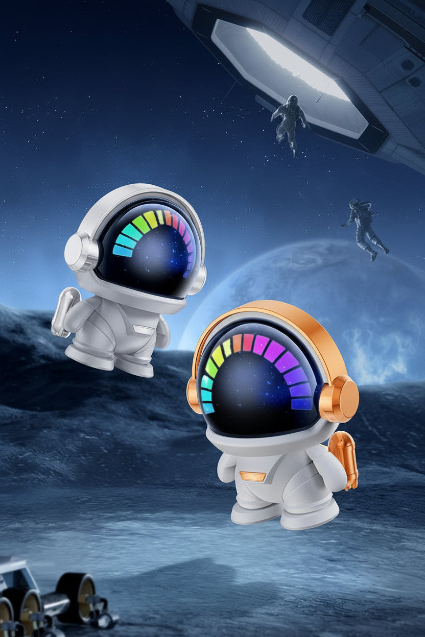 Astronaut Bluetooth Speaker – Hi-Fi Subwoofer & Galaxy Night Light