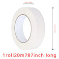 White Masking Tape 20M | Adhesive Painter’s Tape for DIY, Craft & Painting