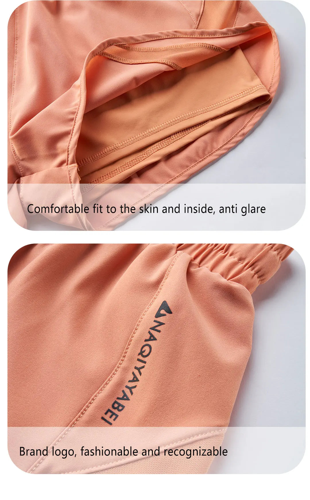 Women's High-Waisted Yoga Shorts - Seamless Workout & Running Gym Bottoms