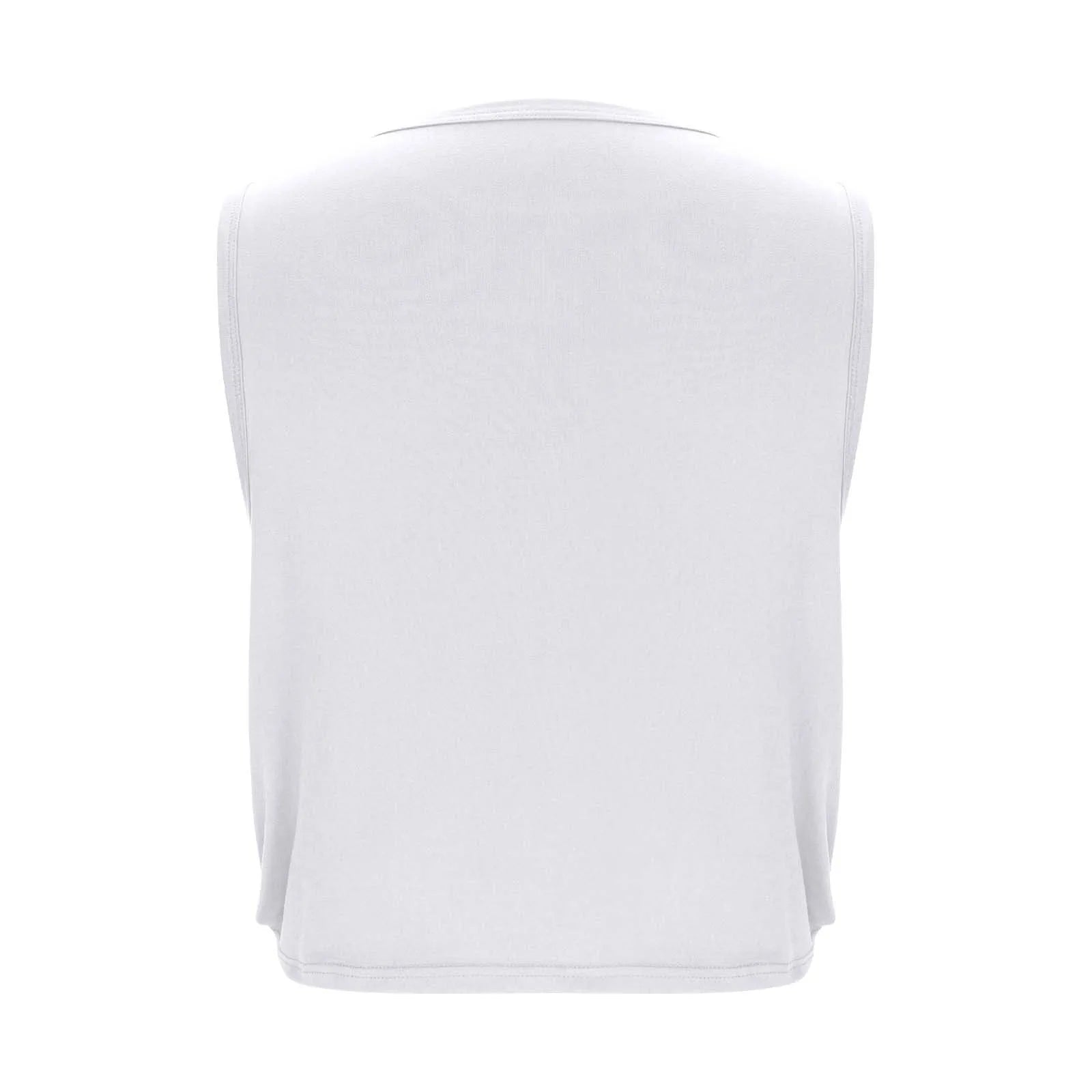 Women’s Sleeveless Yoga Top Breathable Workout Tank Crop Top Athletic Running Vest