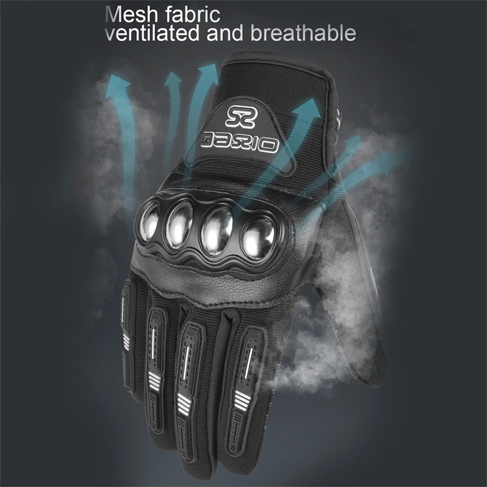 Motorcycle Gloves Breathable Racing Gloves Steel Protective Motorcyclists Riding Gloves Touch Screen Moto Biker Gloves Summer