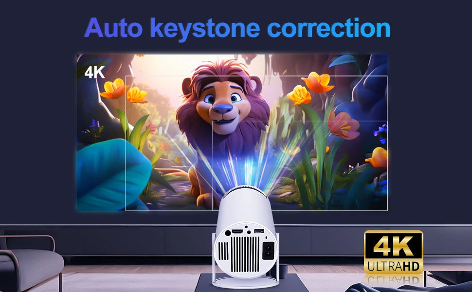 Magcubic HY300 Pro Projector 290ANSI Native 720P Wireless Screen Mirroring System Dual Band WiFi Hi-chip A3100 for Home Theater - trendingshoping.com