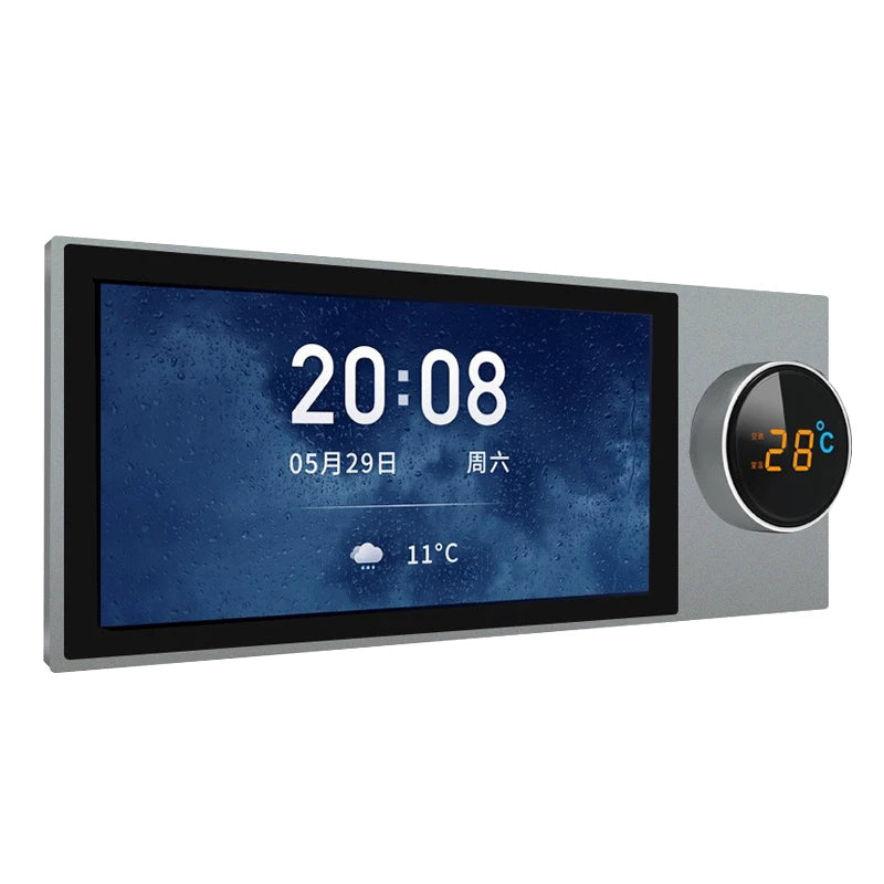 Tuya Smart Home Control Panel 6 Inch Touch Screen In Wall Central Control For Intelligent Devices Scene